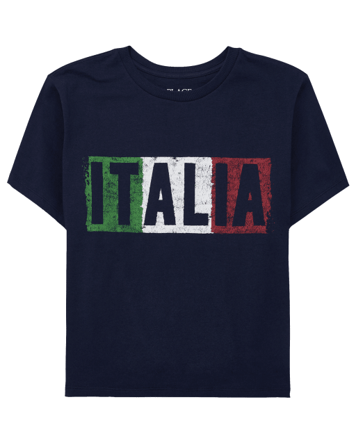 Camiseta gráfica Italia para niños