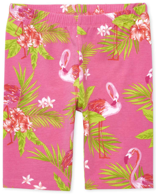 Girls Mix And Match Print Bike Shorts
