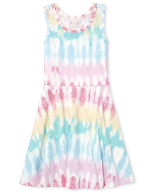 Girls Print Racerback Dress