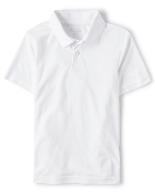 Boys Uniform Short Sleeve Performance Polo