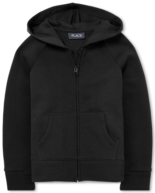 Girls Fleece Zip Up Hoodie