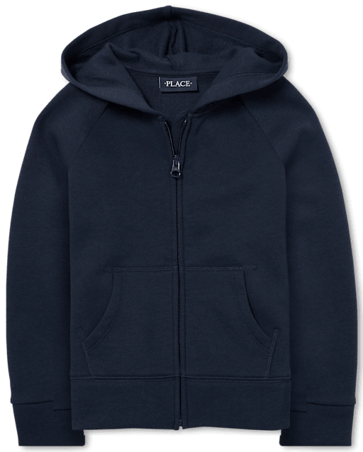 Girls Fleece Zip Up Hoodie