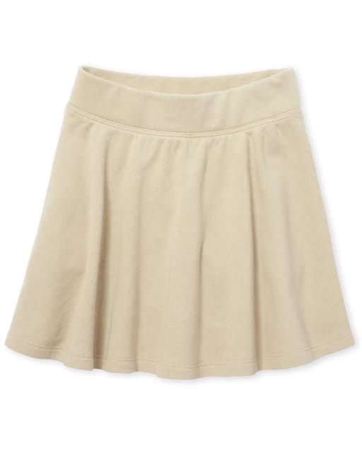 Falda pantalón de felpa francesa activa de uniforme para niñas