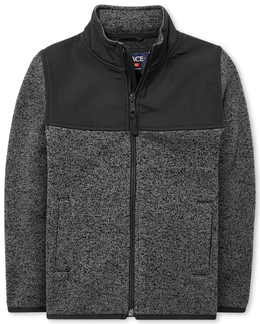 Boys Sweater Fleece Trail Jacket