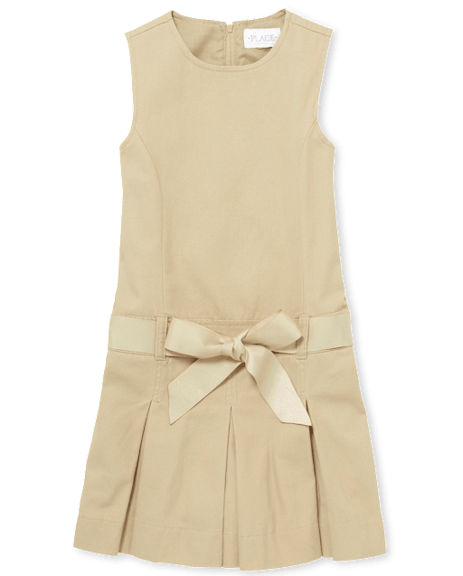 Girls Uniform Belted Jumper - Plus
