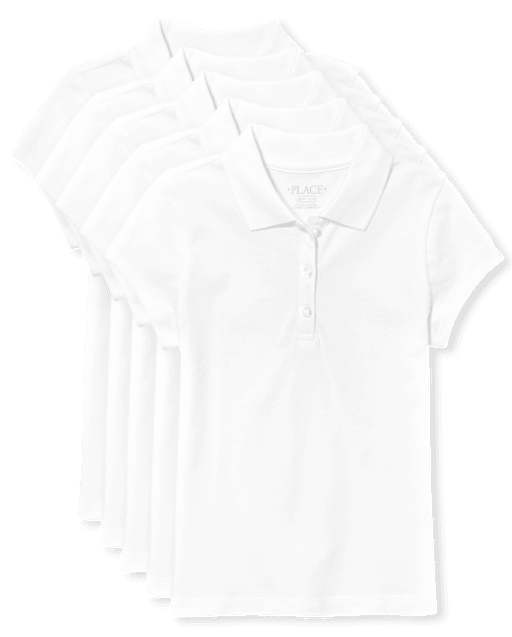 camisas polo para niñas