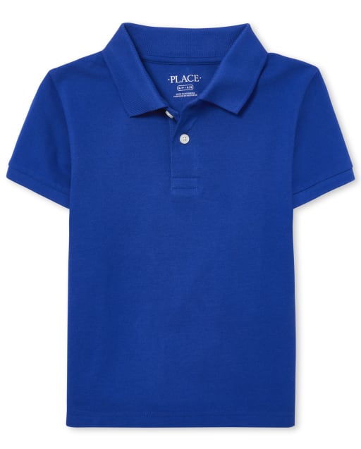 Polo en piqué d'uniforme pour garçon