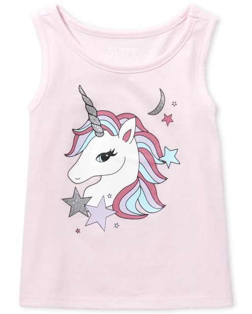 The Childrens Place Baby Girls Solid Matchable Crossback Tops