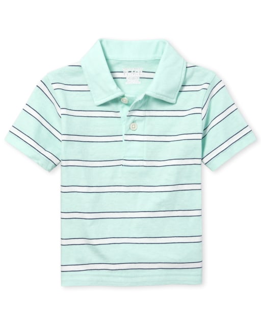 Baby And Toddler Boys Striped Jersey Polo