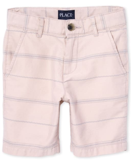Boys Striped Chino Shorts