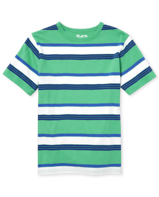 Boys Mix And Match Striped Top