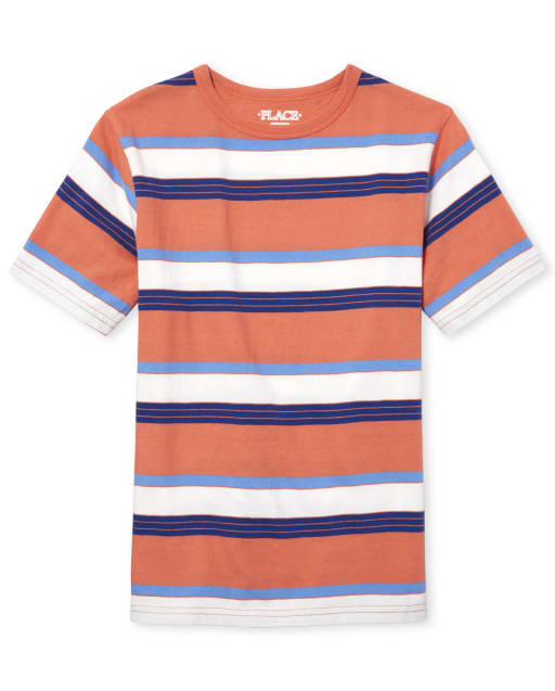 Boys Mix And Match Striped Top