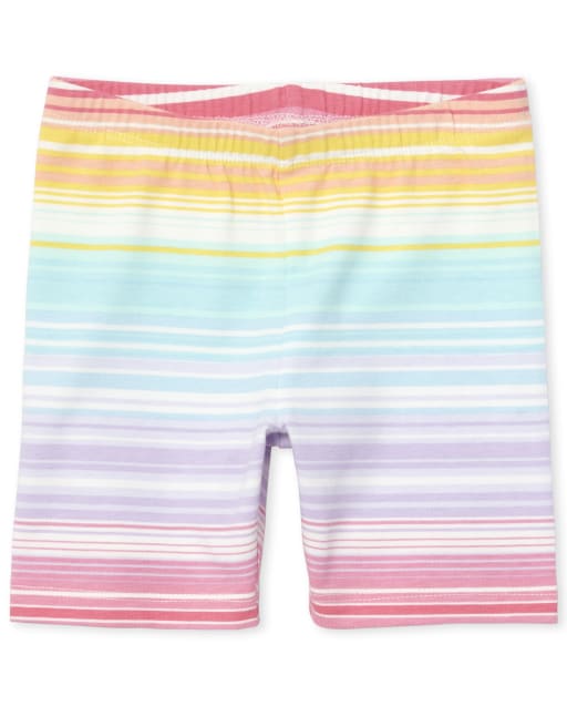 Baby And Toddler Girls Mix And Match Print Bike Shorts