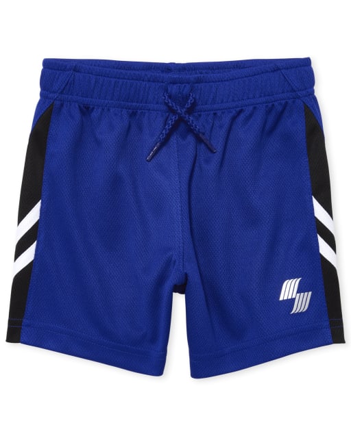 Shorts de baloncesto con rayas laterales Mix And Match para bebés y niños pequeños