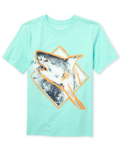 Boys Shark Graphic Tee