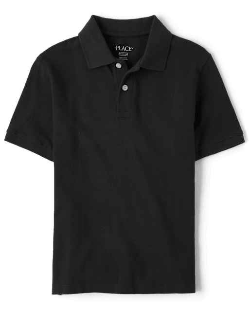 Polo de piqué uniforme para niños