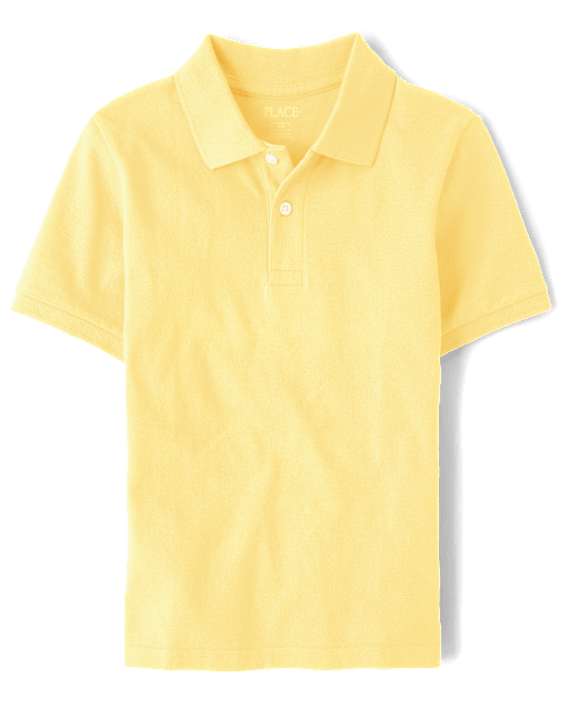 Polo de piqué uniforme para niños