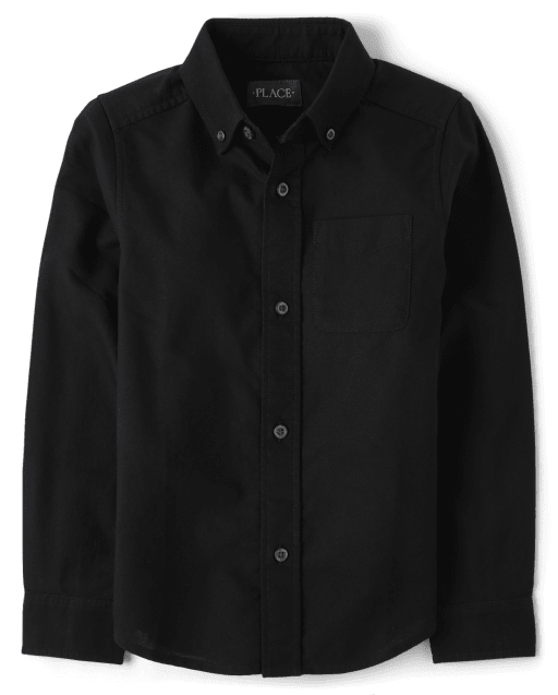 Kids Uniform Oxford Button Down Shirt - Husky