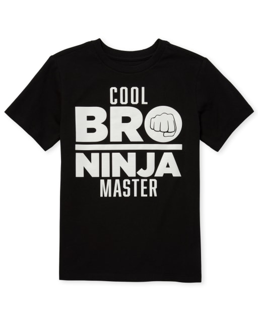 Camiseta con gráfico Bro Ninja para niños