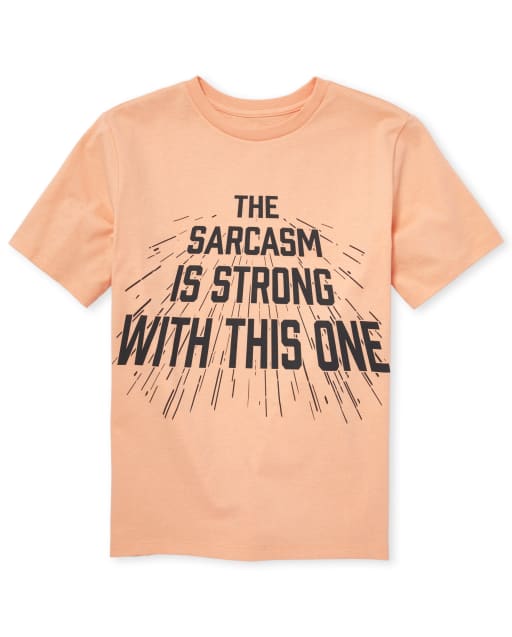 Boys Sarcasm Graphic Tee