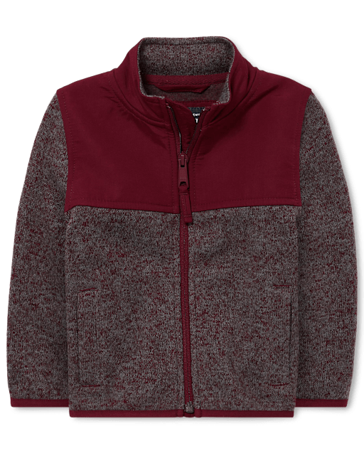 Baby And Toddler Boys Sweater Fleece Trail Jacket
