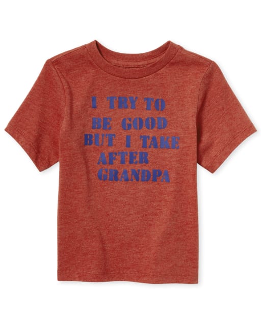 Baby And Toddler Boys Grandpa Graphic Tee