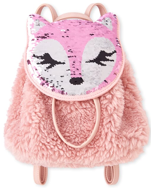 faux fur mini backpack