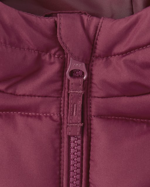 The Childrens Place girls Toddler Quilted Puffer Jacket