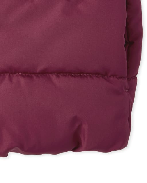 The Childrens Place girls Toddler Quilted Puffer Jacket