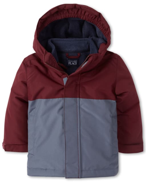 Chaqueta 3 en 1 colorblock para niños pequeños