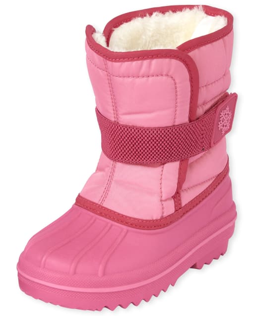 girls snow boots with fur
