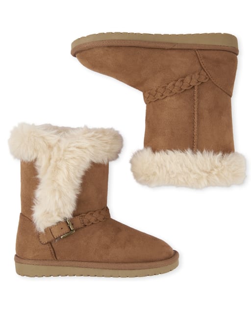 girls fur boots