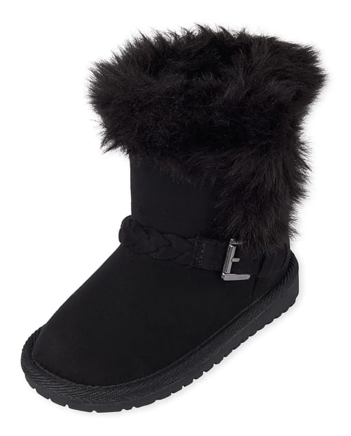 Botas trenzadas para niñas pequeñas