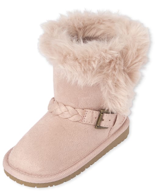 Botas trenzadas para niñas pequeñas