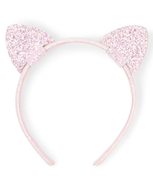 Toddler Girls Glitter Cat Ears Headband