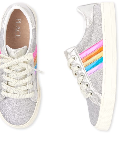 rainbow sneakers for girls