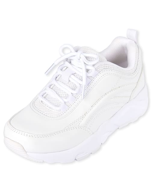 Zapatillas de piel sintética para niñas