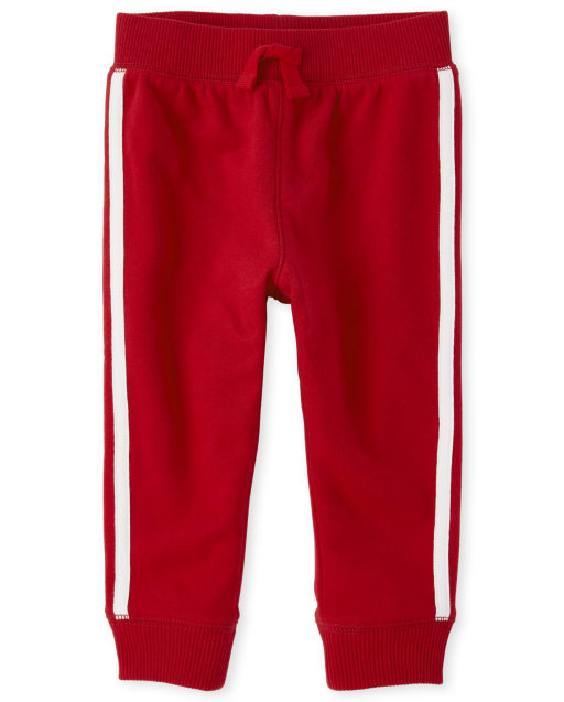 Pantalon de jogging en polaire à rayures latérales Active pour bébés et tout-petits garçons