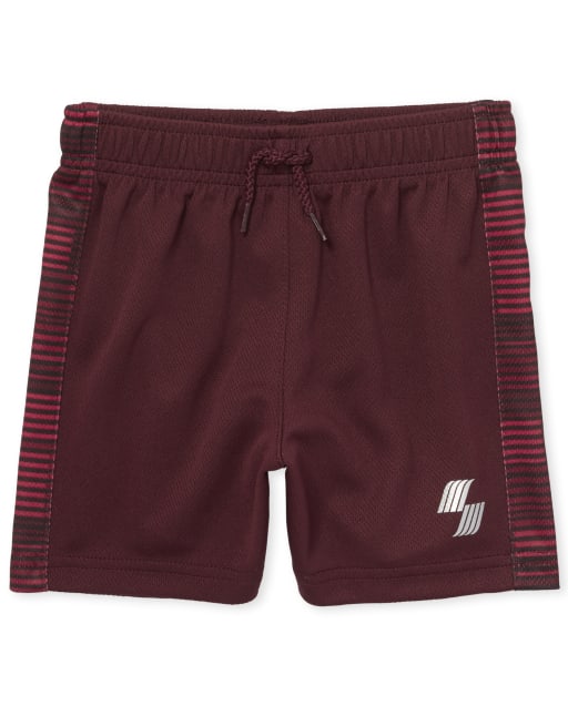 Shorts de baloncesto con rayas laterales Mix And Match para bebés y niños pequeños