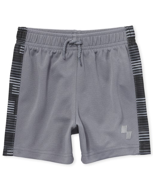 Shorts de baloncesto con rayas laterales Mix And Match para bebés y niños pequeños