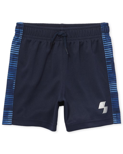 Shorts de baloncesto con rayas laterales Mix And Match para bebés y niños pequeños