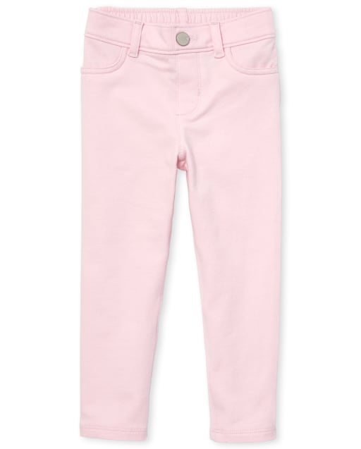 Baby And Toddler Girls French Terry Pull On Jeggings