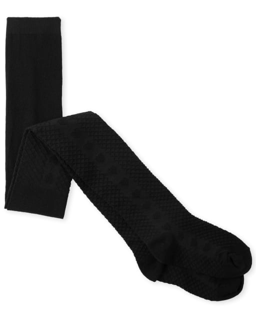 Girls Heart Pointelle Tights