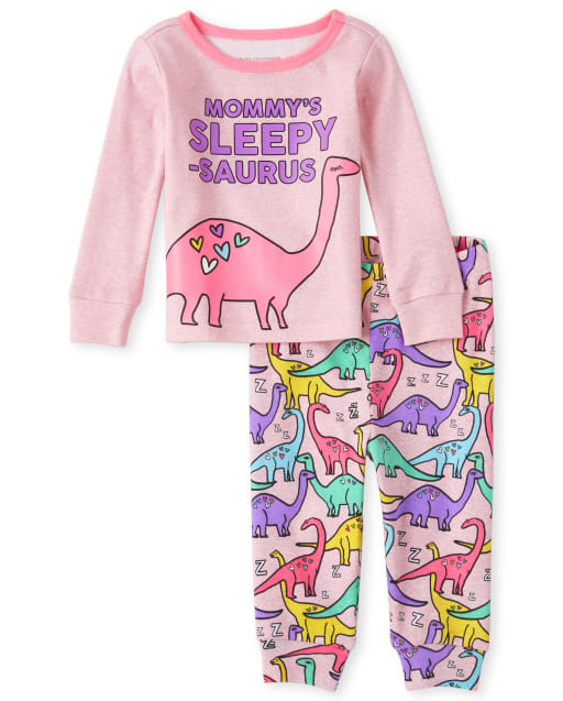baby girl dinosaur pajamas