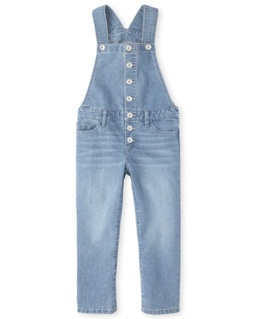 girls blue jean overalls