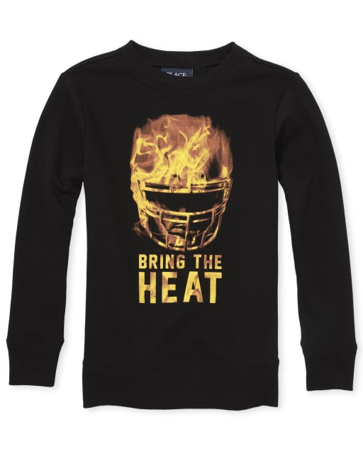 Boys Active Graphic French Terry Sweatshirt