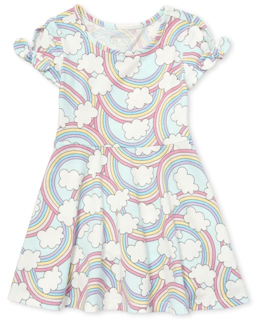 Baby And Toddler Girls Rainbow Dress