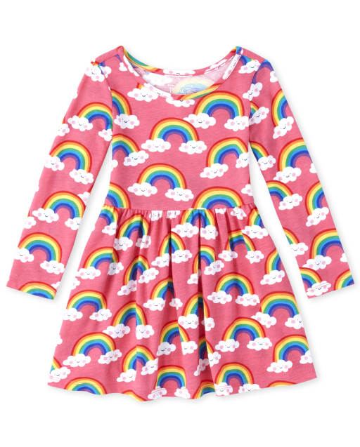 children's place rainbow dress