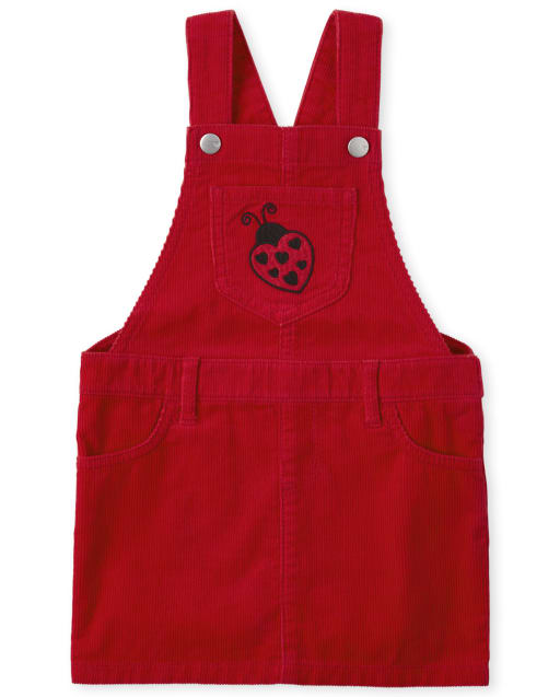 Baby And Toddler Girls Little Love Bug Embroidered Corduroy Skirtall