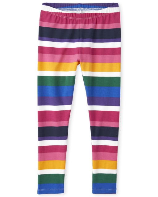 girls rainbow leggings